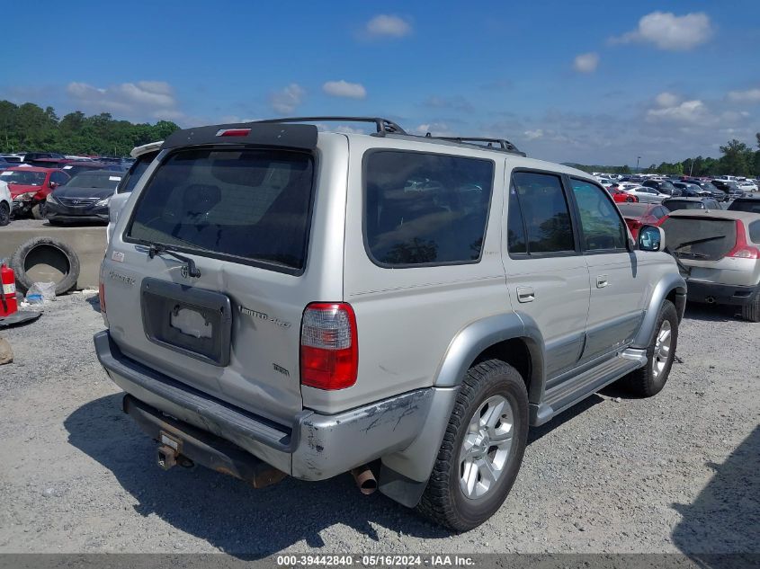 2000 Toyota 4Runner Limited V6 VIN: JT3HN87R3Y9035764 Lot: 39442840