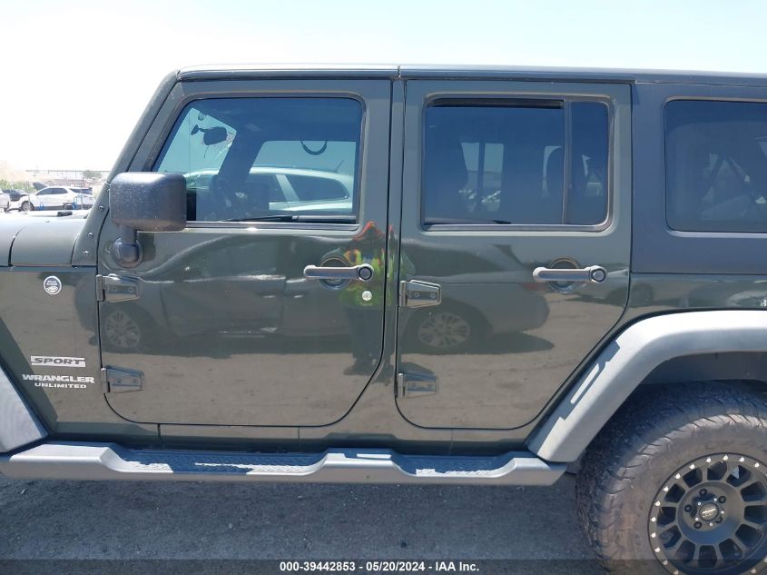 2015 Jeep Wrangler Unlimited Sport VIN: 1C4BJWDG6FL687668 Lot: 39442853