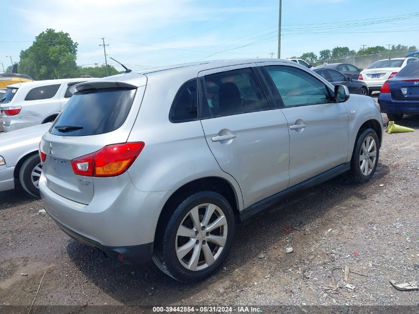 2014 Mitsubishi Outlander Sport Es VIN: 4A4AP3AU6EE017181 Lot: 39442854