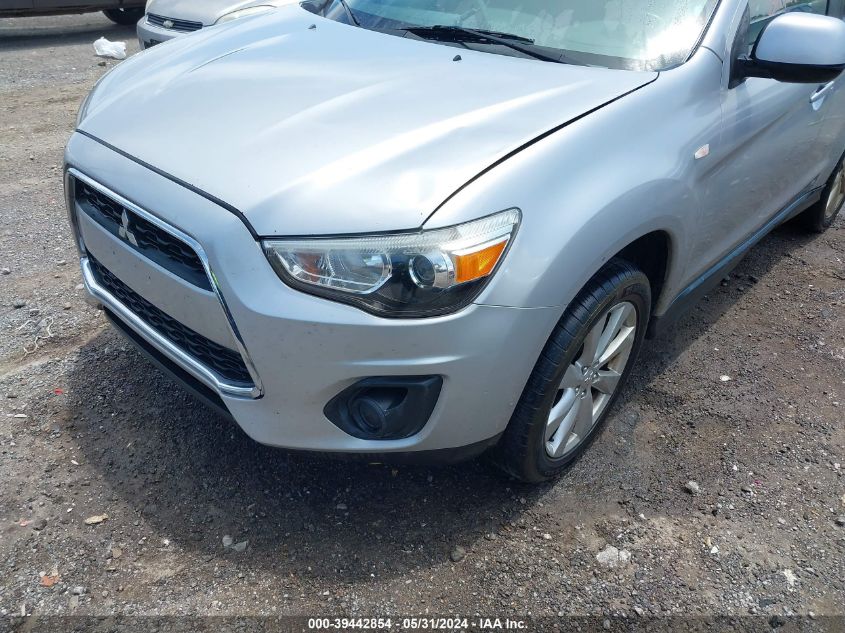 2014 Mitsubishi Outlander Sport Es VIN: 4A4AP3AU6EE017181 Lot: 39442854