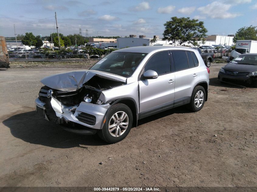 2013 Volkswagen Tiguan S VIN: WVGBV3AXXDW613281 Lot: 39442879