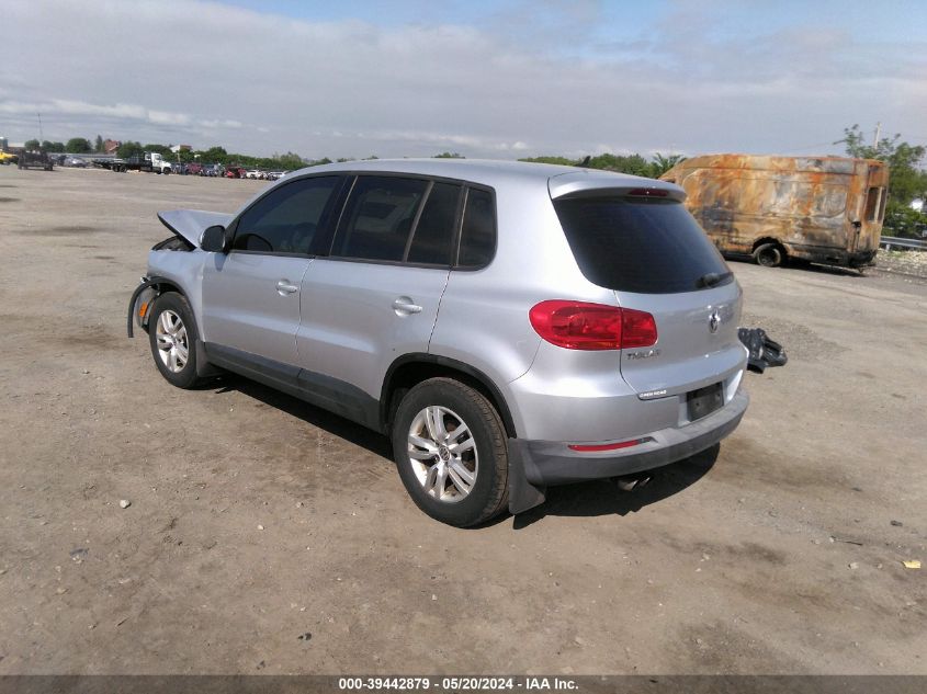 2013 VOLKSWAGEN TIGUAN S/SE/SEL - WVGBV3AXXDW613281