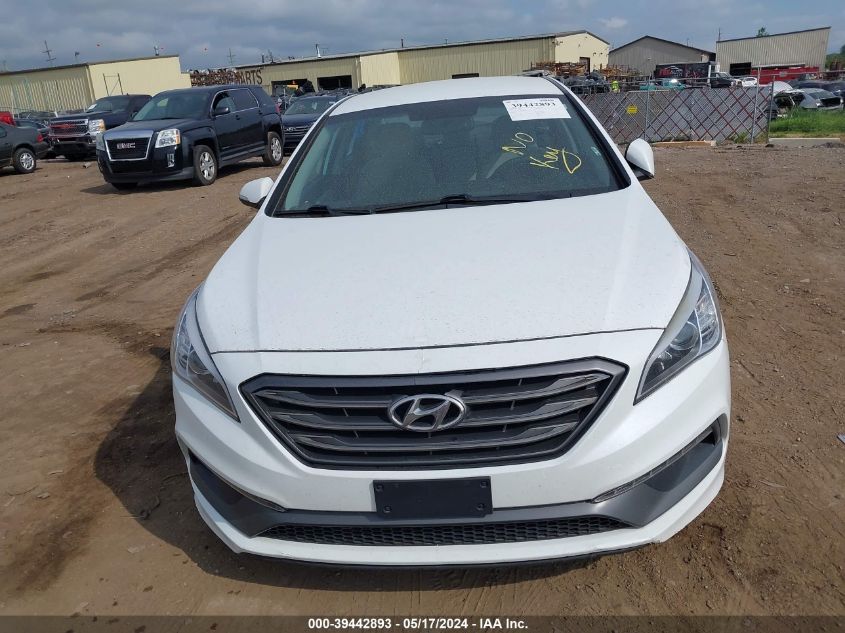 2016 Hyundai Sonata Sport VIN: 5NPE34AFXGH322858 Lot: 39442893