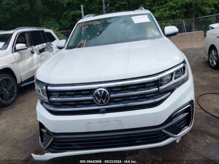 2022 Volkswagen Atlas 3.6L V6 Sel Premium R-Line VIN: 1V2FR2CA4NC523008 Lot: 39442906