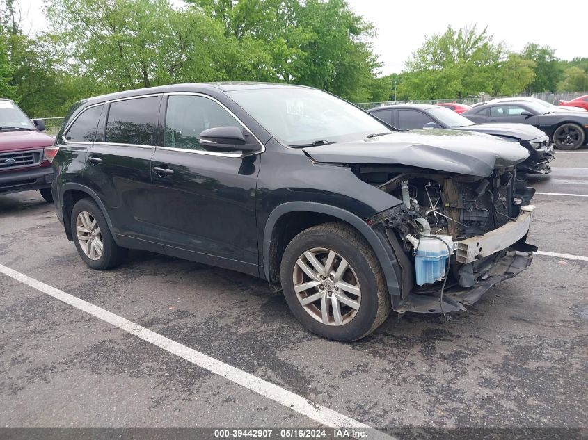 2014 TOYOTA HIGHLANDER LE V6 - 5TDBKRFH2ES070320