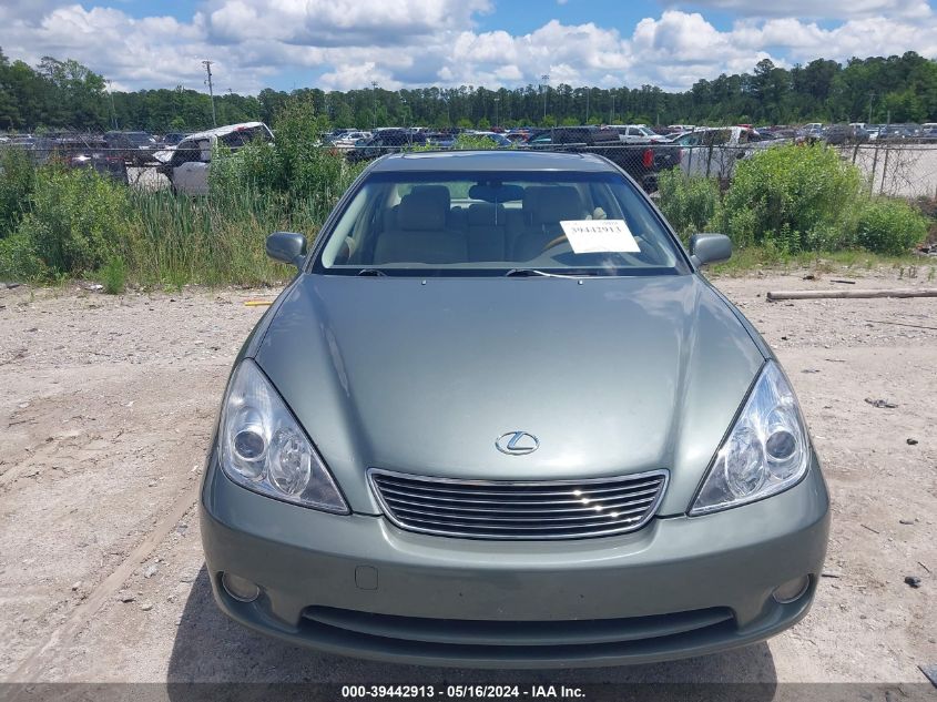 2005 Lexus Es 330 VIN: JTHBA30G855058287 Lot: 39442913