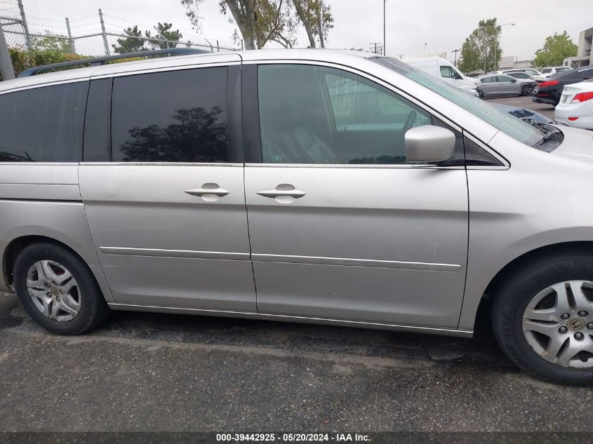 2007 Honda Odyssey Ex-L VIN: 5FNRL386X7B438514 Lot: 39442925