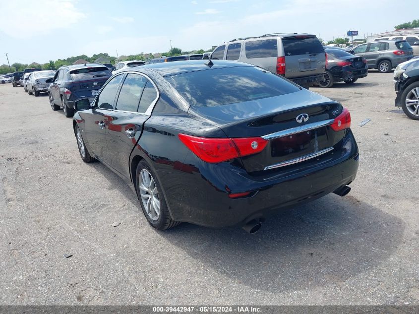 2016 Infiniti Q50 3.0T Premium VIN: JN1EV7AP5GM304250 Lot: 39442947