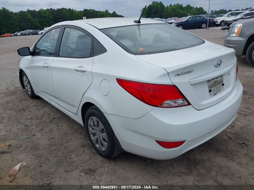 2016 Hyundai Accent Se VIN: KMHCT4AE0GU972170 Lot: 39442951