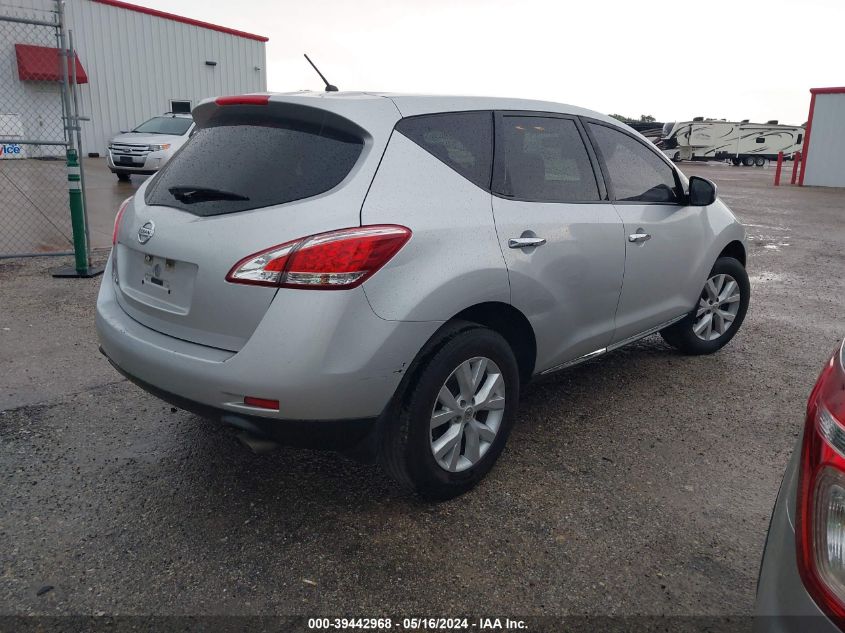 2013 Nissan Murano S/Sl/Le VIN: JN8AZ1MUXDW201246 Lot: 39442968