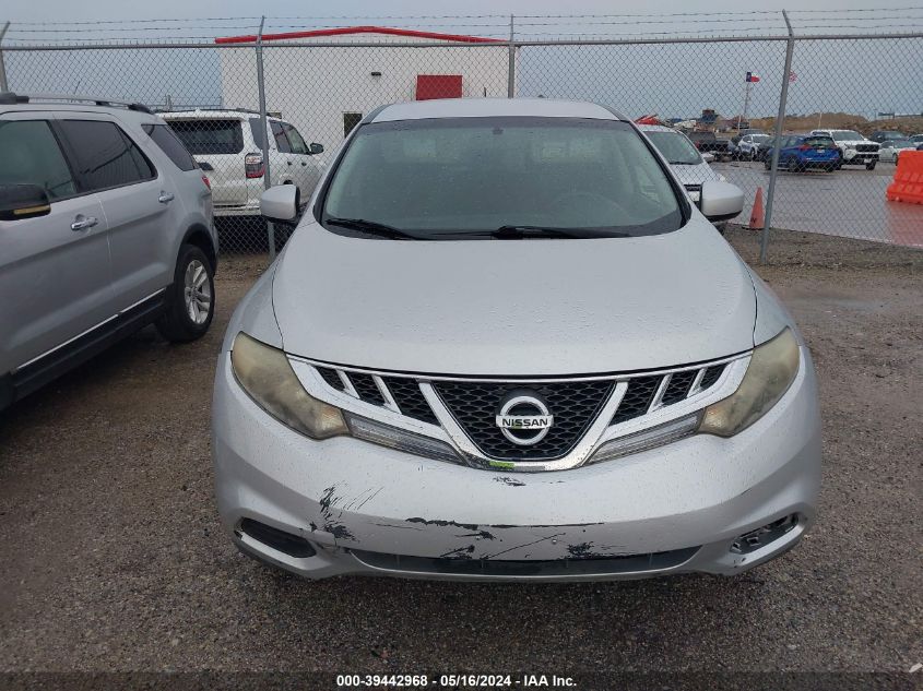 2013 Nissan Murano S/Sl/Le VIN: JN8AZ1MUXDW201246 Lot: 39442968