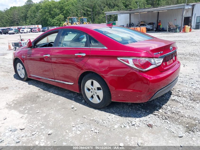 2012 Hyundai Sonata Hybrid VIN: KMHEC4A41CA060501 Lot: 39442975