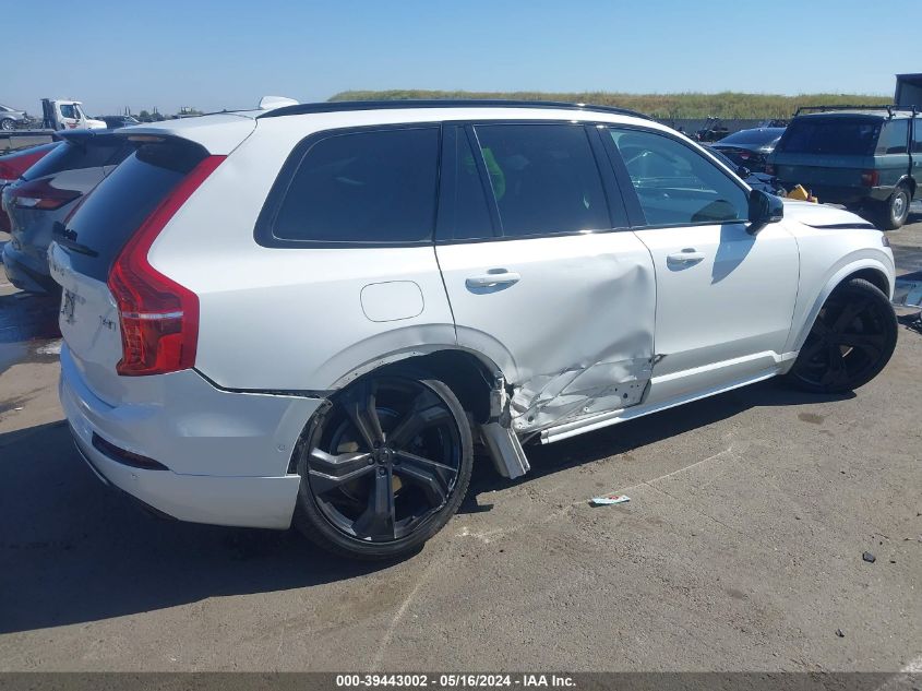 2020 Volvo Xc90 T6 R-Design 7 Passenger VIN: YV4A22PM2L1618354 Lot: 39443002