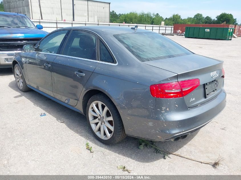 2014 Audi A4 2.0T Premium VIN: WAUAFAFL7EA059667 Lot: 39443010