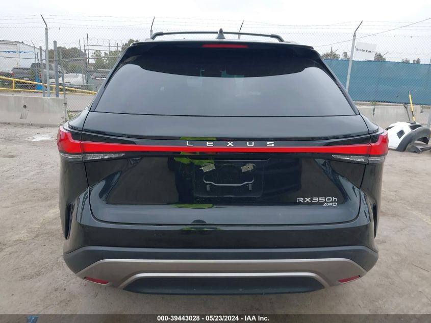 2023 Lexus Rx 350H Premium VIN: 2T2BBMCA8PC010012 Lot: 39443028