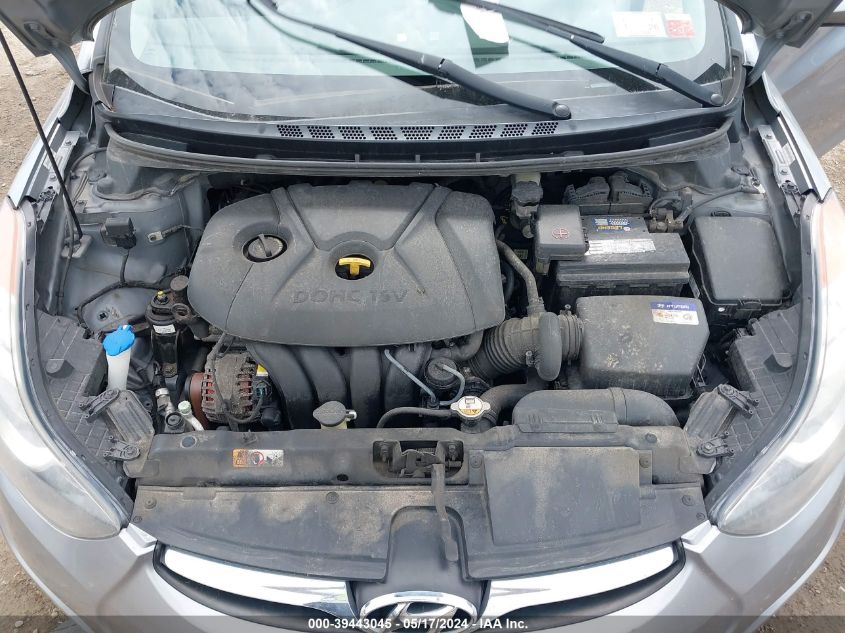 2013 Hyundai Elantra Gls VIN: KMHDH4AE1DU734930 Lot: 39443045