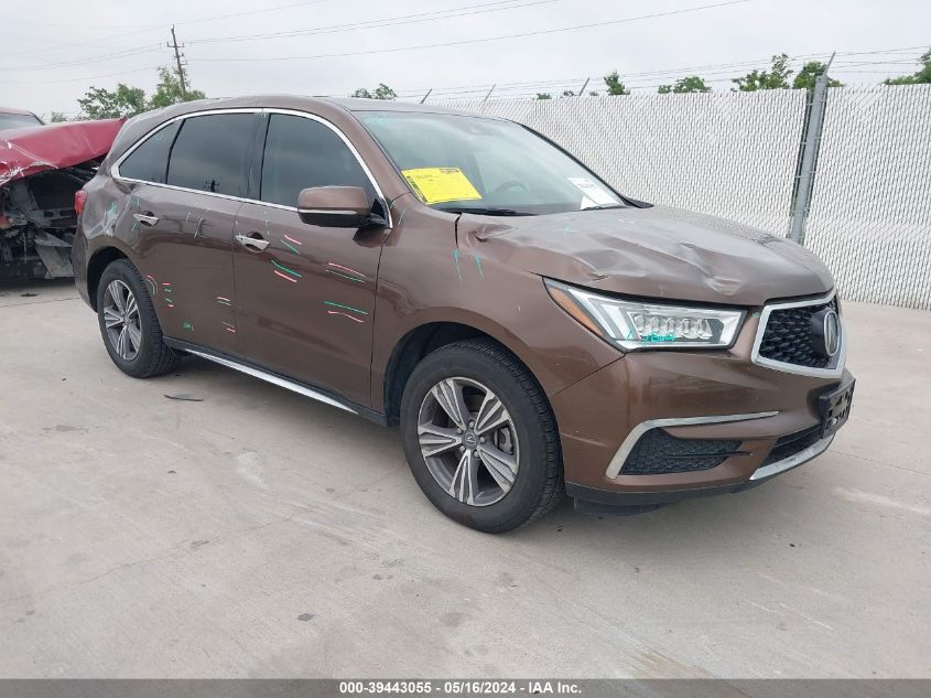 2019 Acura Mdx Standard VIN: 5J8YD3H36KL002913 Lot: 39443055