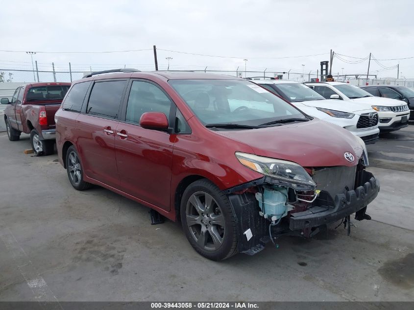 2017 Toyota Sienna Se Premium 8 Passenger VIN: 5TDXZ3DC2HS830188 Lot: 39443058