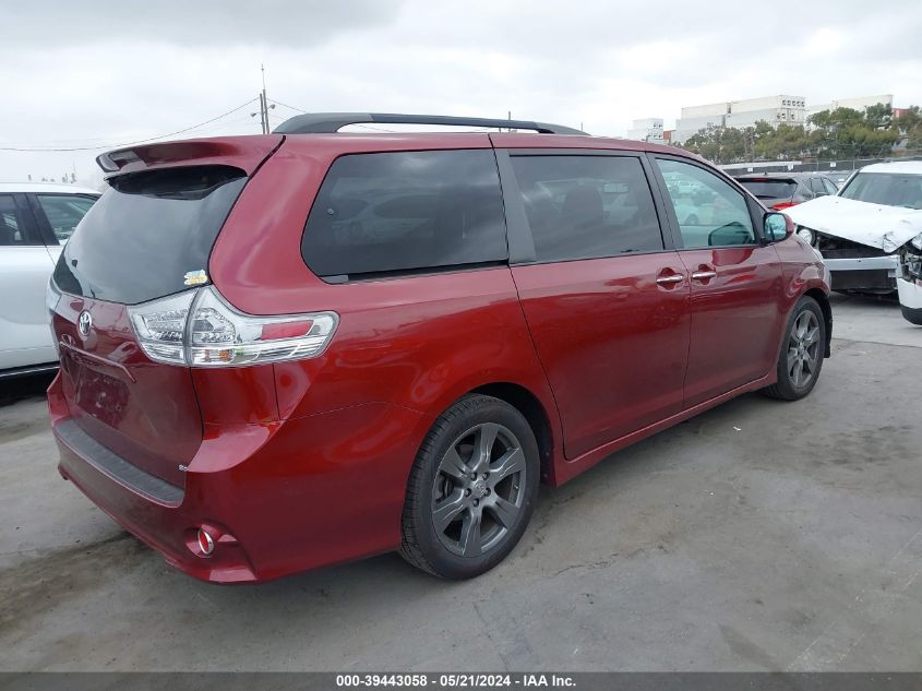 2017 Toyota Sienna Se Premium 8 Passenger VIN: 5TDXZ3DC2HS830188 Lot: 39443058