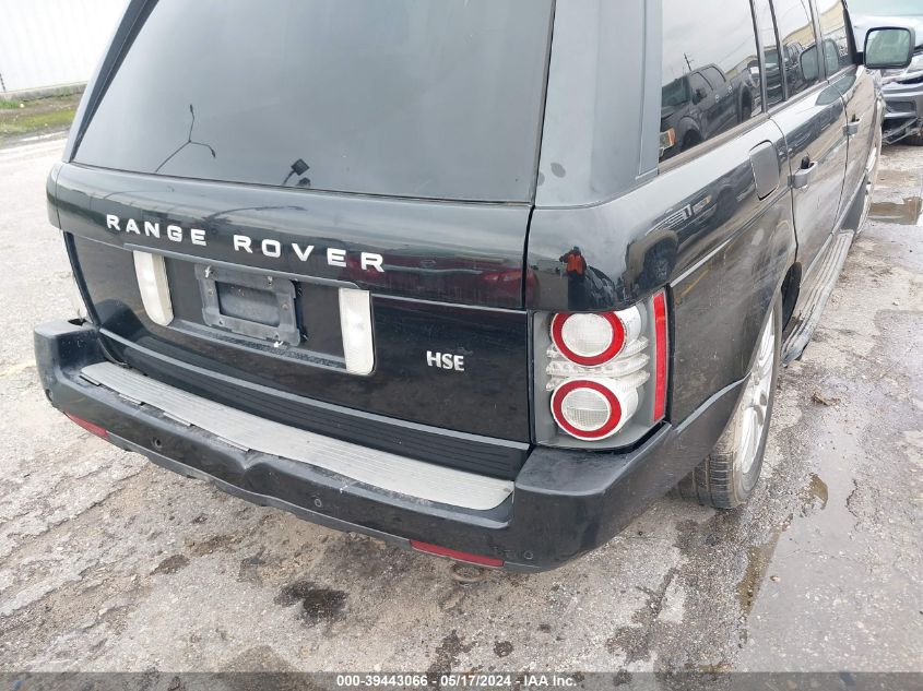 2010 Land Rover Range Rover Hse VIN: SALME1D47AA327618 Lot: 39443066