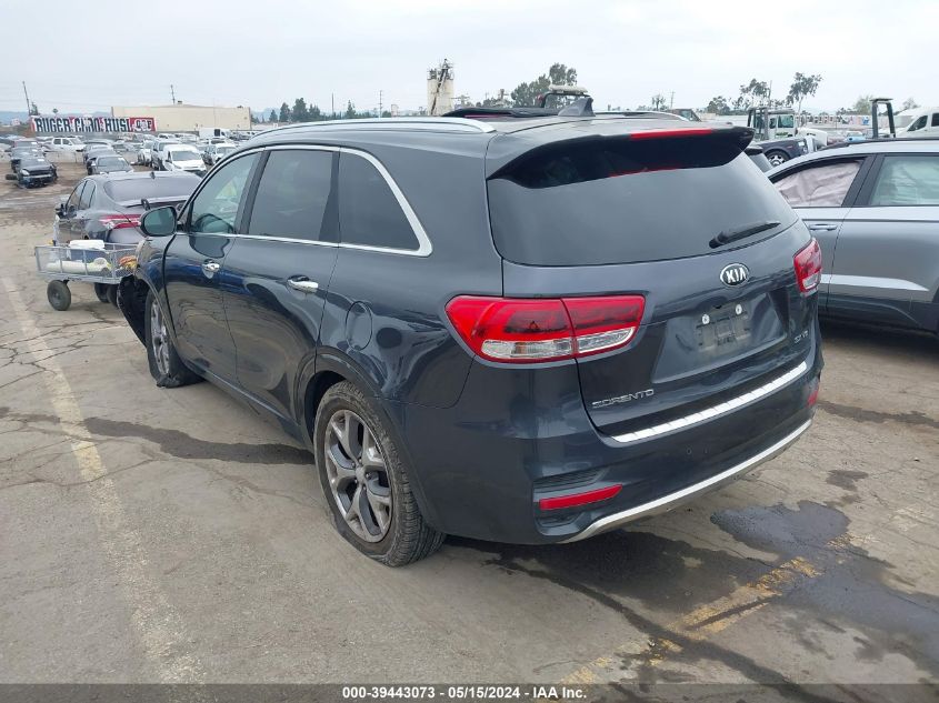 2018 Kia Sorento 3.3L Sx VIN: 5XYPK4A55JG377137 Lot: 39443073