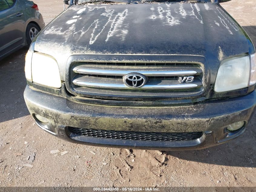 2001 Toyota Sequoia Limited V8 VIN: 5TDBT48A51S038293 Lot: 39443088