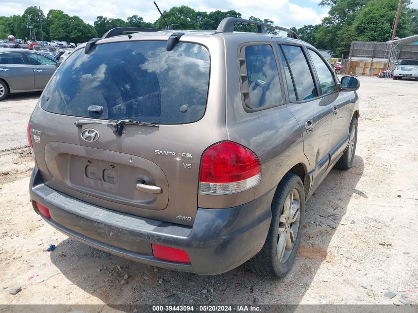 2006 Hyundai Santa Fe Gls VIN: KM8SC73D26U050161 Lot: 39443094