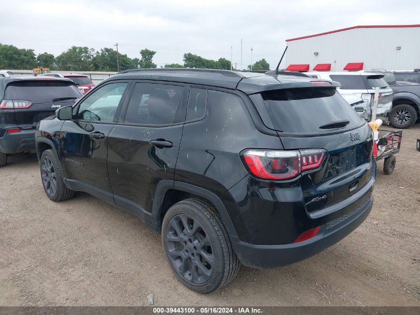 2021 Jeep Compass 80Th Anniversary 4X4 VIN: 3C4NJDEB8MT595225 Lot: 39443100