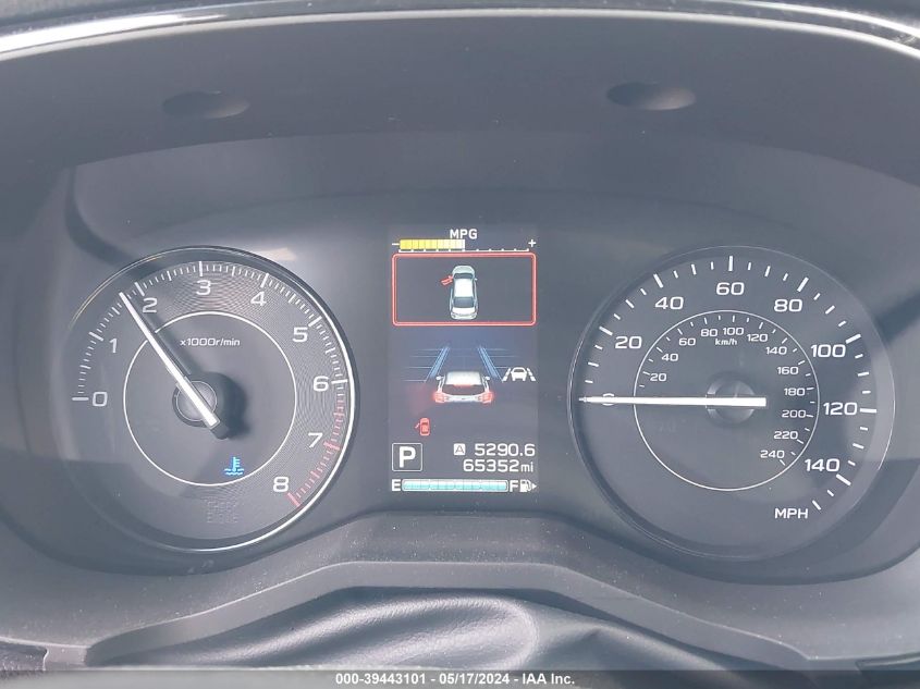 2019 Subaru Impreza 2.0I VIN: 4S3GTAB66K3744541 Lot: 39443101