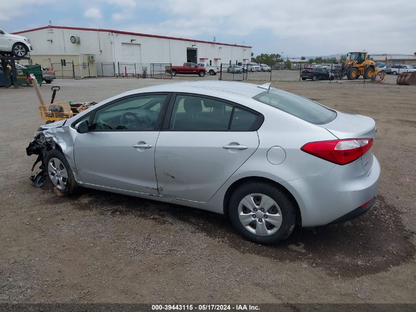 2016 Kia Forte Lx VIN: KNAFK4A68G5613444 Lot: 39443115