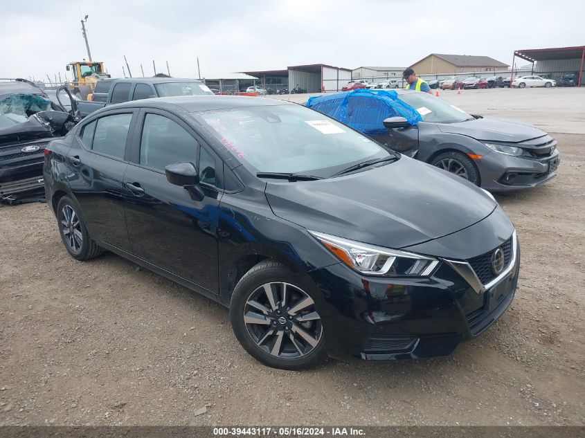 2022 Nissan Versa 1.6 Sv Xtronic Cvt VIN: 3N1CN8EVXNL833898 Lot: 39443117