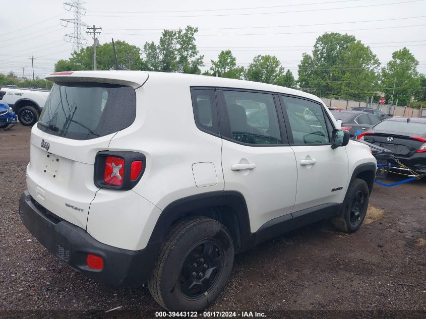 2022 Jeep Renegade Sport 4X4 VIN: ZACNJDA1XNPN79739 Lot: 39443122