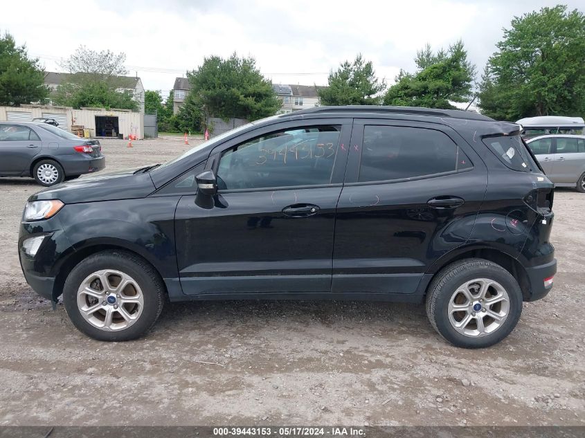 2021 Ford Ecosport Se VIN: MAJ6S3GL8MC424185 Lot: 39443153