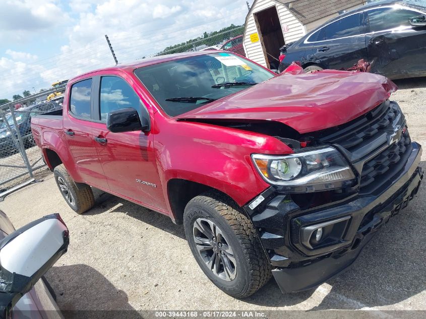 2021 Chevrolet Colorado 4Wd Short Box Z71 VIN: 1GCGTDEN1M1229191 Lot: 39443168