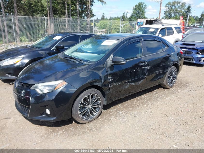 2015 Toyota Corolla S Plus VIN: 5YFBURHEXFP226725 Lot: 39443180