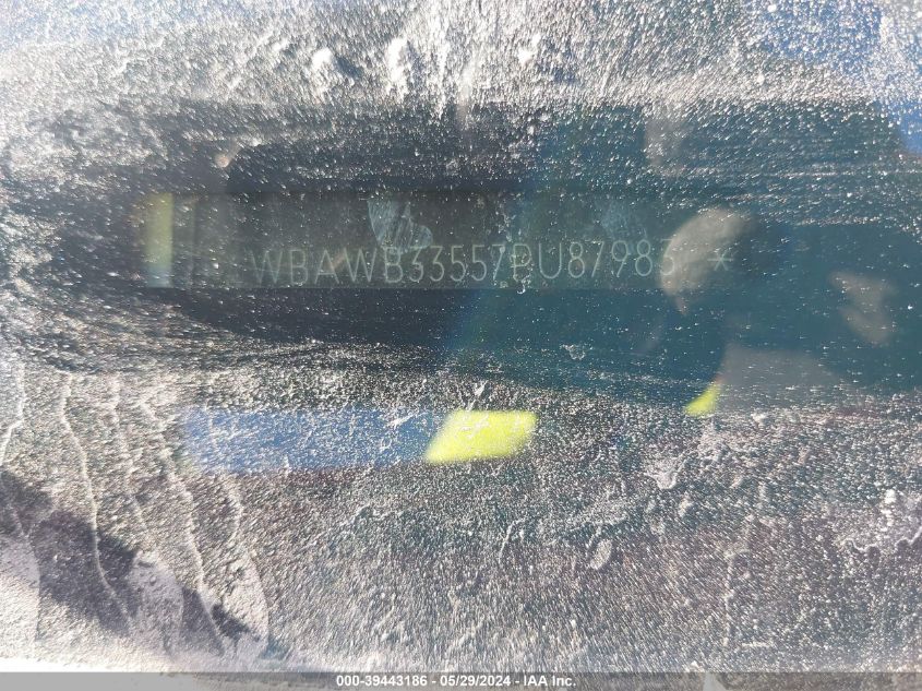 2007 BMW 328I VIN: WBAWB33557PU87983 Lot: 39443186