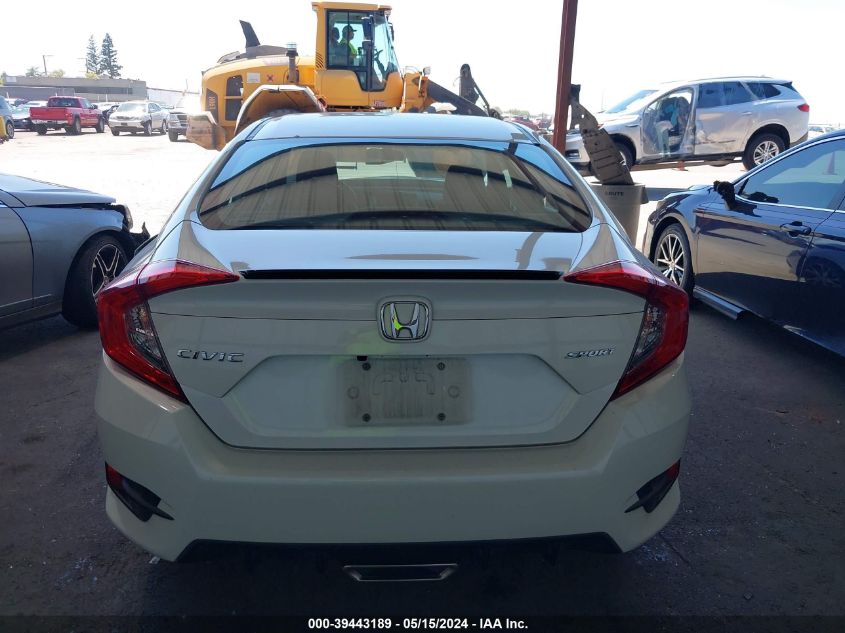 2021 Honda Civic Sport VIN: 2HGFC2F81MH530992 Lot: 39443189