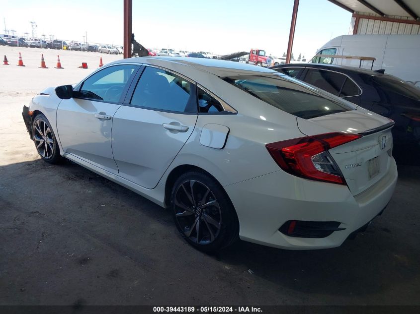 2021 Honda Civic Sport VIN: 2HGFC2F81MH530992 Lot: 39443189