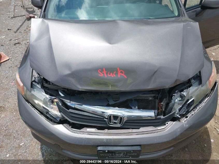 2012 Honda Civic Lx VIN: 19XFB2F50CE083816 Lot: 39443196