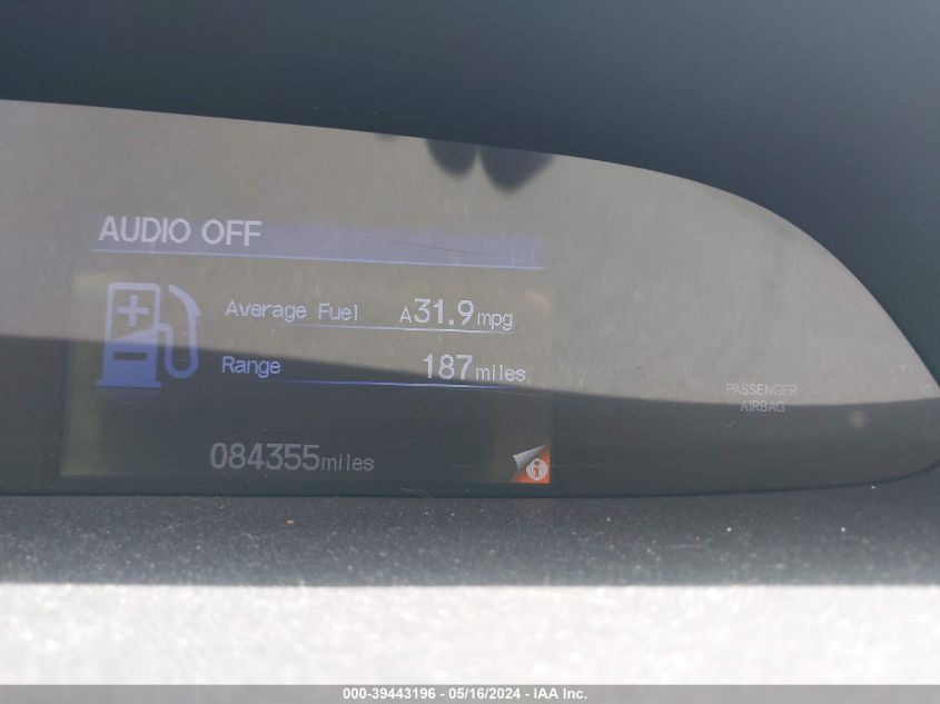 2012 Honda Civic Lx VIN: 19XFB2F50CE083816 Lot: 39443196