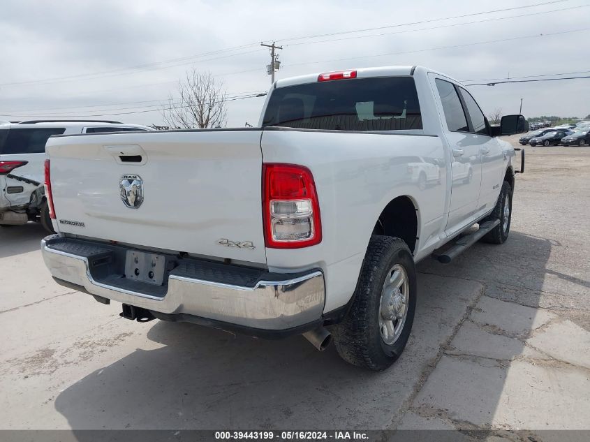 2021 Ram 2500 Big Horn VIN: 3C6UR5DL5MG628475 Lot: 39443199