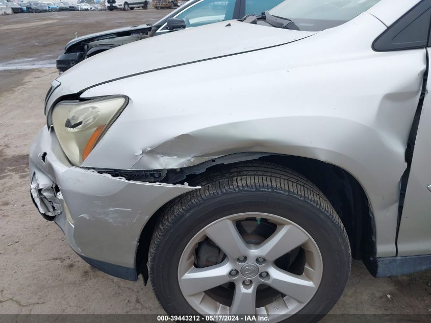 2008 Lexus Rx 350 VIN: JTJGK31U680014344 Lot: 39443212