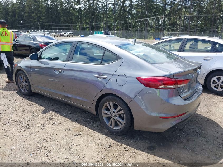 2018 HYUNDAI ELANTRA SEL - 5NPD84LF6JH369659