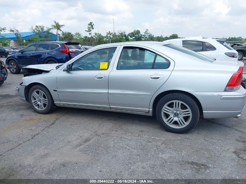 2006 Volvo S60 2.5T VIN: YV1RS592062533184 Lot: 39443222