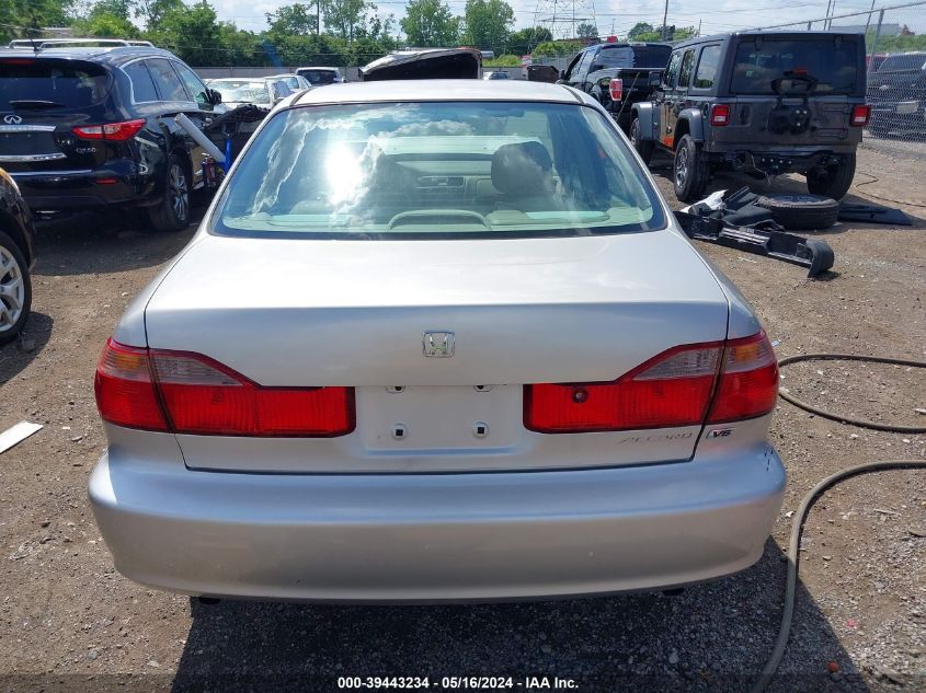 1999 Honda Accord Ex V6 VIN: 1HGCG1658XA002392 Lot: 39443234