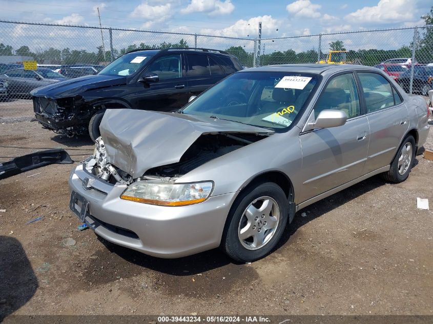 1999 Honda Accord Ex V6 VIN: 1HGCG1658XA002392 Lot: 39443234