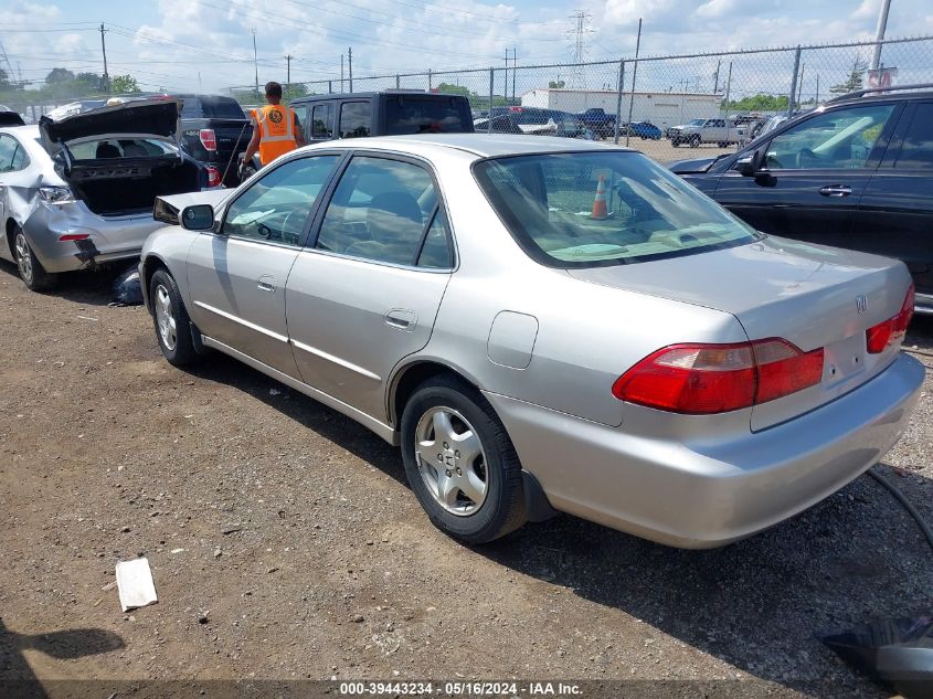 1999 Honda Accord Ex V6 VIN: 1HGCG1658XA002392 Lot: 39443234