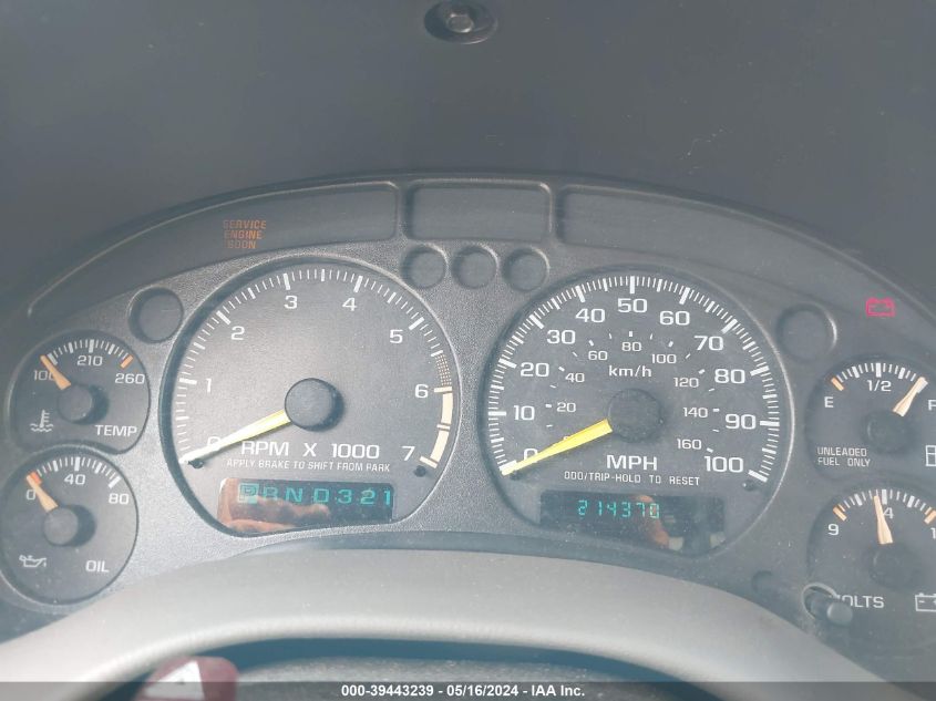 1999 GMC Sonoma Sls VIN: 1GTCS1443XK504681 Lot: 39443239