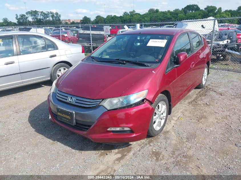 2010 Honda Insight Ex VIN: JHMZE2H70AS018749 Lot: 39443245