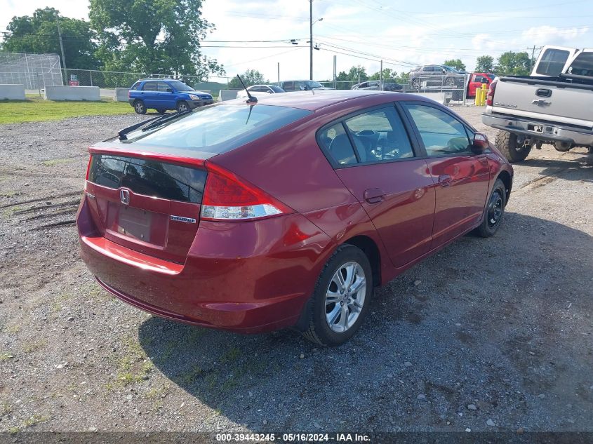 2010 Honda Insight Ex VIN: JHMZE2H70AS018749 Lot: 39443245